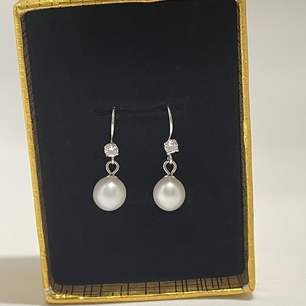 Authentic Freshwater pearl earrings